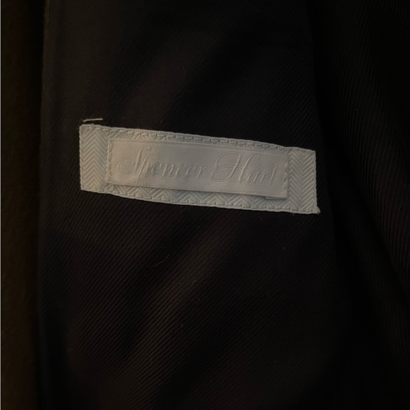 Spencer Hart Designer Tailored Men’s Wool Coat. Camel Winter Fall Jacket - Picture 5 of 12